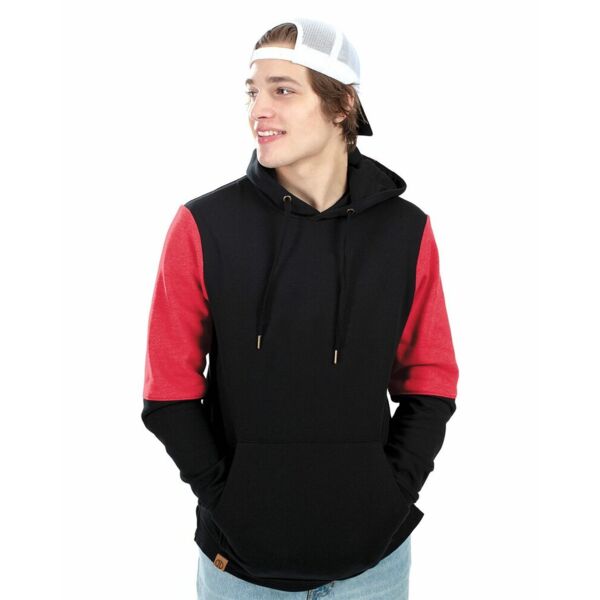 Ivy League Team Fleece Colorblocked Hooded Sweatshirt Thumbnail