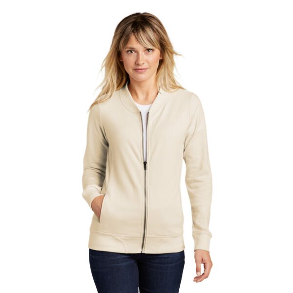Ladies Lightweight French Terry Bomber Thumbnail