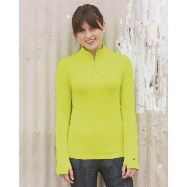 Ladies Quarter-Zip Lightweight Pullover Thumbnail