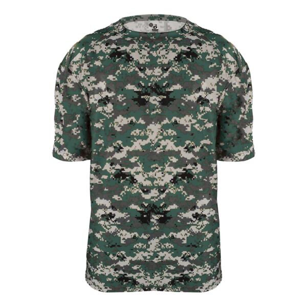 Digital Camo Youth Short Sleeve T-Shirt Thumbnail