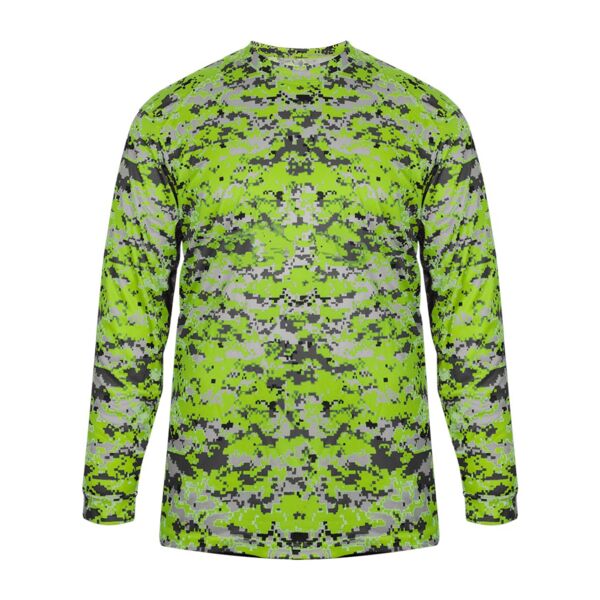 Digital Camo Long Sleeve T-Shirt Thumbnail