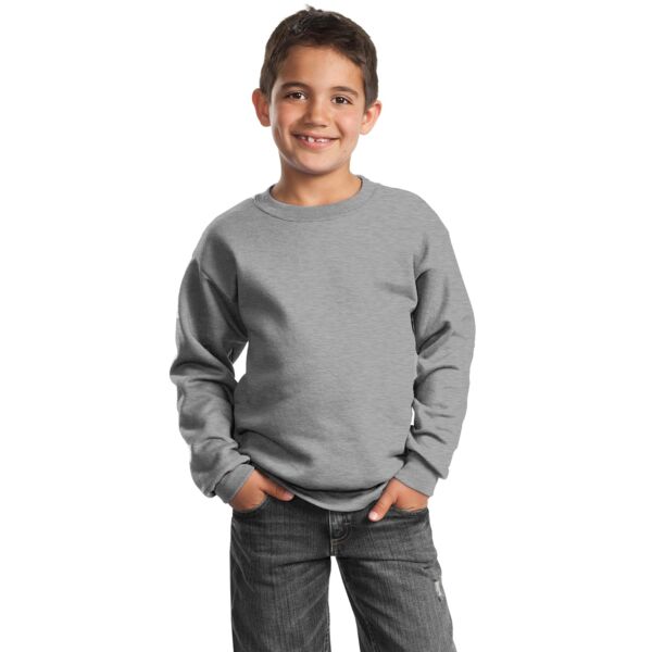 Port & Co Youth Fleece Crewneck Sweatshirt Thumbnail