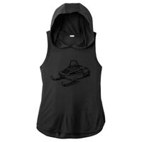 Women's PosiCharge ® Tri Blend Wicking Draft Hoodie Tank Thumbnail