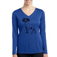 Ladies Long Sleeve PosiCharge ® Competitor™ V Neck Tee Thumbnail