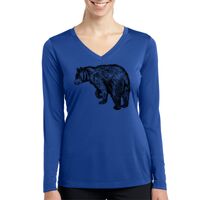 Ladies Long Sleeve PosiCharge ® Competitor™ V Neck Tee Thumbnail