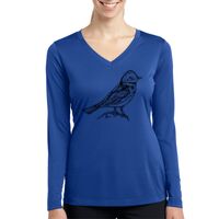 Ladies Long Sleeve PosiCharge ® Competitor™ V Neck Tee Thumbnail