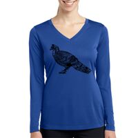 Ladies Long Sleeve PosiCharge ® Competitor™ V Neck Tee Thumbnail