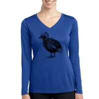 Ladies Long Sleeve PosiCharge ® Competitor™ V Neck Tee Thumbnail