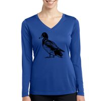 Ladies Long Sleeve PosiCharge ® Competitor™ V Neck Tee Thumbnail