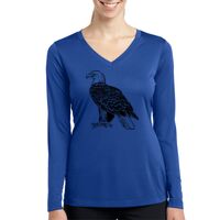 Ladies Long Sleeve PosiCharge ® Competitor™ V Neck Tee Thumbnail