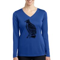 Ladies Long Sleeve PosiCharge ® Competitor™ V Neck Tee Thumbnail