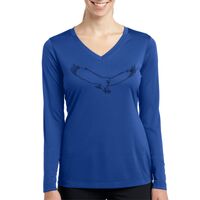 Ladies Long Sleeve PosiCharge ® Competitor™ V Neck Tee Thumbnail