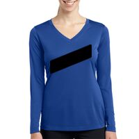 Ladies Long Sleeve PosiCharge ® Competitor™ V Neck Tee Thumbnail