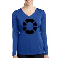 Ladies Long Sleeve PosiCharge ® Competitor™ V Neck Tee Thumbnail