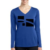 Ladies Long Sleeve PosiCharge ® Competitor™ V Neck Tee Thumbnail