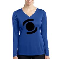 Ladies Long Sleeve PosiCharge ® Competitor™ V Neck Tee Thumbnail