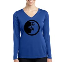 Ladies Long Sleeve PosiCharge ® Competitor™ V Neck Tee Thumbnail