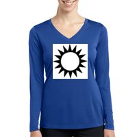 Ladies Long Sleeve PosiCharge ® Competitor™ V Neck Tee Thumbnail