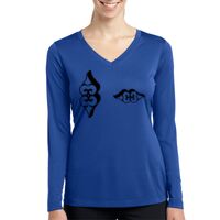 Ladies Long Sleeve PosiCharge ® Competitor™ V Neck Tee Thumbnail