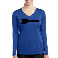 Ladies Long Sleeve PosiCharge ® Competitor™ V Neck Tee Thumbnail