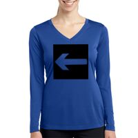 Ladies Long Sleeve PosiCharge ® Competitor™ V Neck Tee Thumbnail