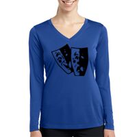 Ladies Long Sleeve PosiCharge ® Competitor™ V Neck Tee Thumbnail