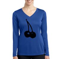 Ladies Long Sleeve PosiCharge ® Competitor™ V Neck Tee Thumbnail