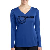 Ladies Long Sleeve PosiCharge ® Competitor™ V Neck Tee Thumbnail