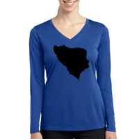 Ladies Long Sleeve PosiCharge ® Competitor™ V Neck Tee Thumbnail