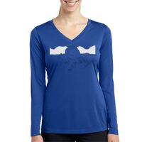 Ladies Long Sleeve PosiCharge ® Competitor™ V Neck Tee Thumbnail