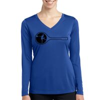 Ladies Long Sleeve PosiCharge ® Competitor™ V Neck Tee Thumbnail