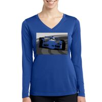 Ladies Long Sleeve PosiCharge ® Competitor™ V Neck Tee Thumbnail