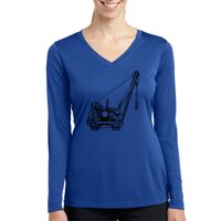 Ladies Long Sleeve PosiCharge ® Competitor™ V Neck Tee Thumbnail