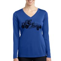 Ladies Long Sleeve PosiCharge ® Competitor™ V Neck Tee Thumbnail