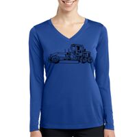 Ladies Long Sleeve PosiCharge ® Competitor™ V Neck Tee Thumbnail