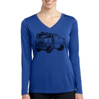 Ladies Long Sleeve PosiCharge ® Competitor™ V Neck Tee Thumbnail