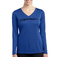 Ladies Long Sleeve PosiCharge ® Competitor™ V Neck Tee Thumbnail