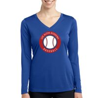 Ladies Long Sleeve PosiCharge ® Competitor™ V Neck Tee Thumbnail