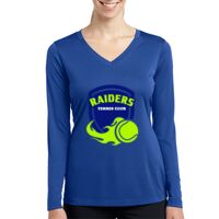 Ladies Long Sleeve PosiCharge ® Competitor™ V Neck Tee Thumbnail