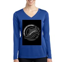 Ladies Long Sleeve PosiCharge ® Competitor™ V Neck Tee Thumbnail