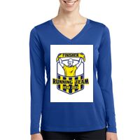 Ladies Long Sleeve PosiCharge ® Competitor™ V Neck Tee Thumbnail