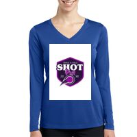 Ladies Long Sleeve PosiCharge ® Competitor™ V Neck Tee Thumbnail