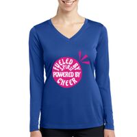 Ladies Long Sleeve PosiCharge ® Competitor™ V Neck Tee Thumbnail