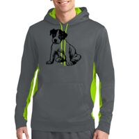 Sport Wick ® Fleece Colorblock Hooded Pullover Thumbnail