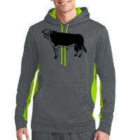 Sport Wick ® Fleece Colorblock Hooded Pullover Thumbnail