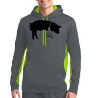 Sport Wick ® Fleece Colorblock Hooded Pullover Thumbnail