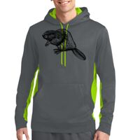 Sport Wick ® Fleece Colorblock Hooded Pullover Thumbnail