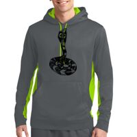 Sport Wick ® Fleece Colorblock Hooded Pullover Thumbnail