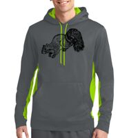 Sport Wick ® Fleece Colorblock Hooded Pullover Thumbnail