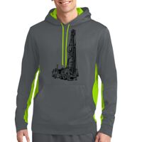 Sport Wick ® Fleece Colorblock Hooded Pullover Thumbnail